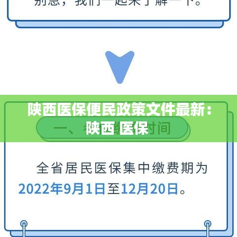 陜西醫保便民政策文件最新:陜西 醫保