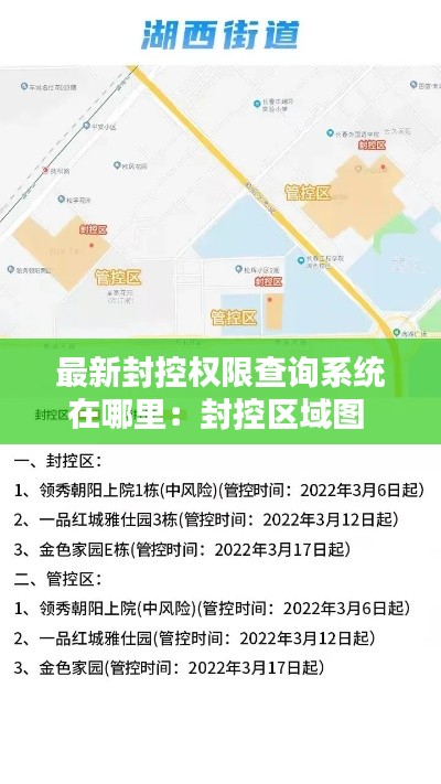 最新封控權限查詢系統在哪里:封控區域圖