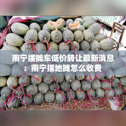 南寧擺攤車低價轉讓最新消息:南寧擺地攤怎么收費