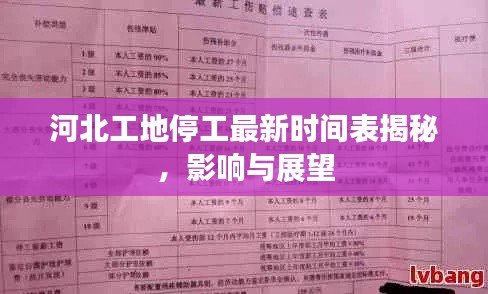 河北工地停工最新時間表揭秘,影響與展望