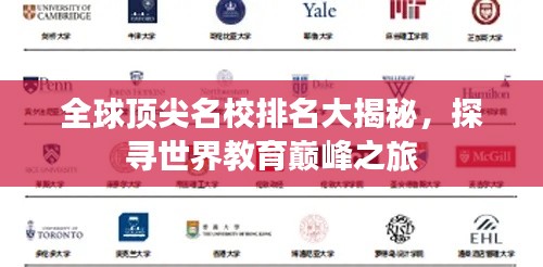 全球頂尖名校排名大揭秘,探尋世界教育巔峰之旅
