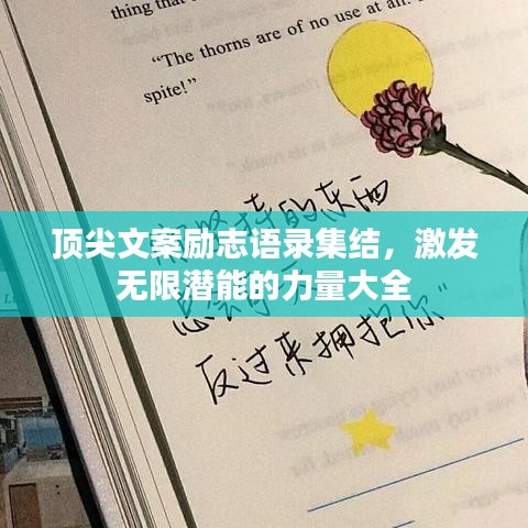 頂尖文案勵志語錄集結,激發(fā)無限潛能的力量大全