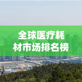 全球醫療耗材市場排名榜單揭曉！
