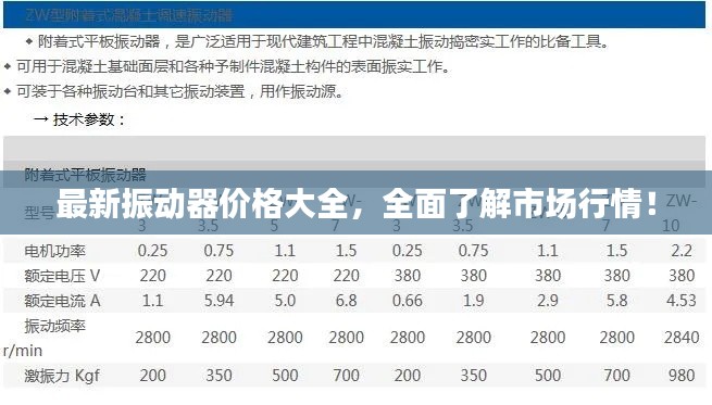 最新振動器價格大全，全面了解市場行情！