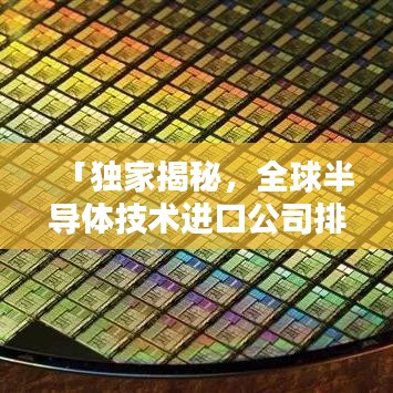 「獨家揭秘，全球半導體技術進口公司排名及影響力深度解析」
