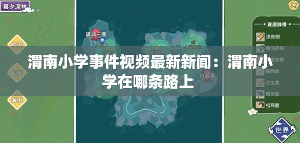渭南小學(xué)事件視頻最新新聞:渭南小學(xué)在哪條路上