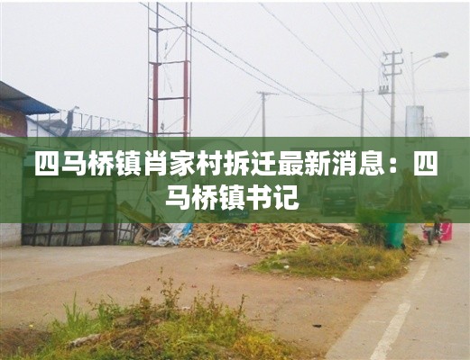 四馬橋鎮(zhèn)肖家村拆遷最新消息:四馬橋鎮(zhèn)書記