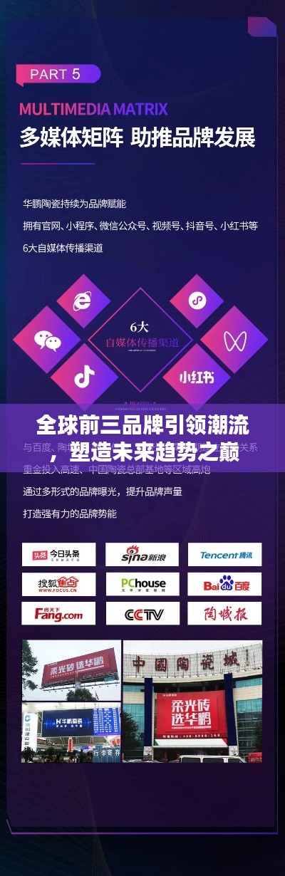 全球前三品牌引領潮流,塑造未來趨勢之巔