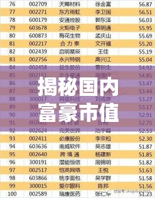 揭秘國內富豪市值排名前十,誰是真正的億萬富翁?