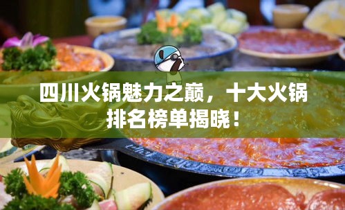 四川火鍋魅力之巔,十大火鍋排名榜單揭曉!