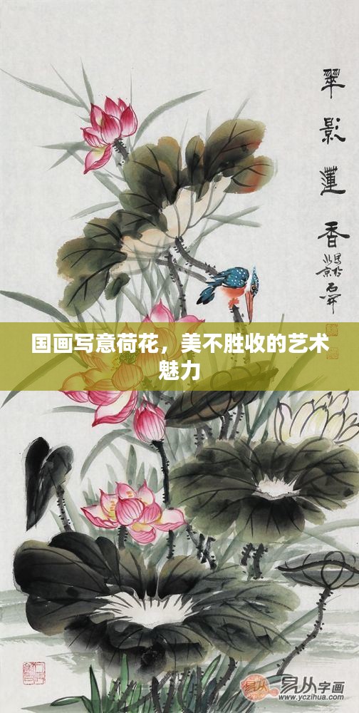 國畫寫意荷花,美不勝收的藝術(shù)魅力