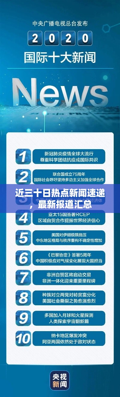 近三十日熱點新聞速遞,最新報道匯總