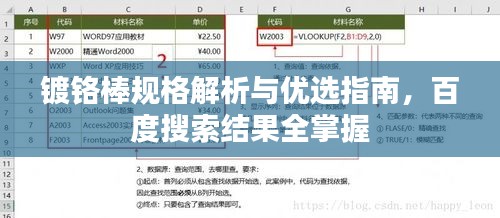 鍍鉻棒規格解析與優選指南,百度搜索結果全掌握