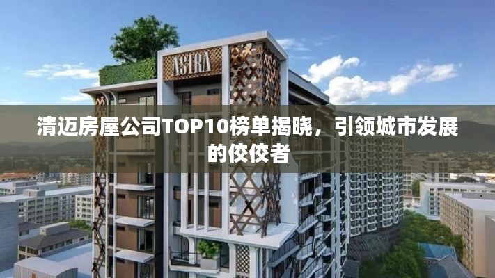 清邁房屋公司TOP10榜單揭曉,引領城市發展的佼佼者