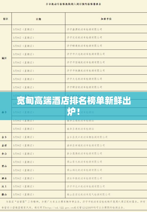 寬甸高端酒店排名榜單新鮮出爐!