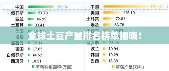 全球土豆產量排名榜單揭曉！