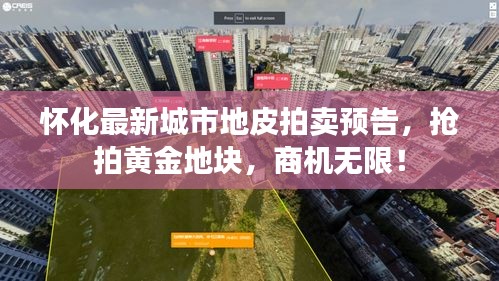 懷化最新城市地皮拍賣預告,搶拍黃金地塊,商機無限!