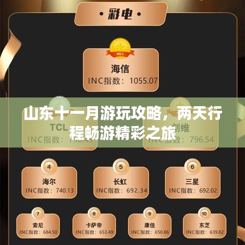 山東十一月游玩攻略,兩天行程暢游精彩之旅