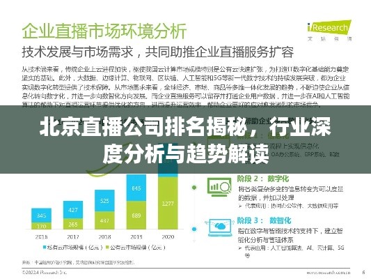 北京直播公司排名揭秘，行業深度分析與趨勢解讀
