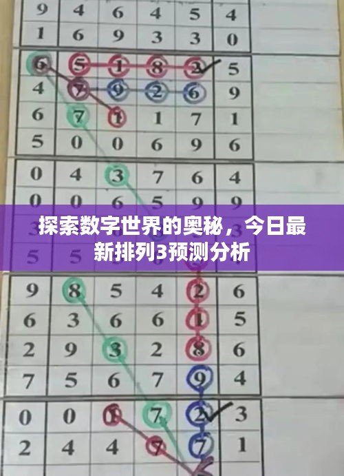 探索數字世界的奧秘,今日最新排列3預測分析
