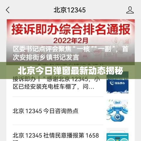 北京今日彈窗最新動態揭秘