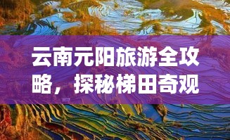 云南元陽旅游全攻略,探秘梯田奇觀,盡享多彩之旅!