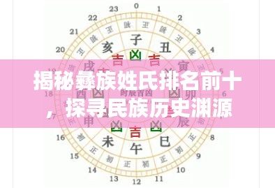 揭秘彝族姓氏排名前十,探尋民族歷史淵源