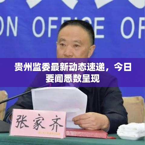 貴州監委最新動態速遞,今日要聞悉數呈現