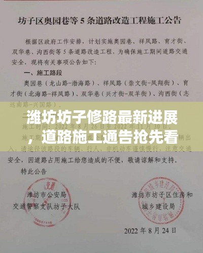 濰坊坊子修路最新進展,道路施工通告搶先看