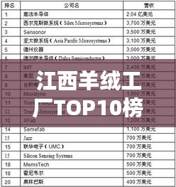 江西羊絨工廠TOP10榜單揭曉!
