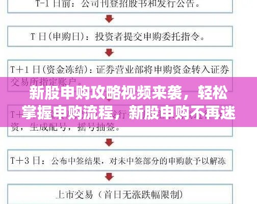 新股申購(gòu)攻略視頻來(lái)襲,輕松掌握申購(gòu)流程,新股申購(gòu)不再迷茫