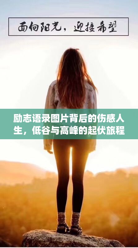 勵志語錄圖片背后的傷感人生,低谷與高峰的起伏旅程