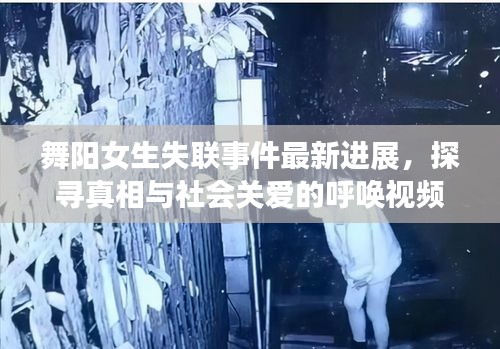 舞陽女生失聯事件最新進展,探尋真相與社會關愛的呼喚視頻曝光
