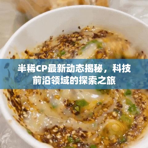 半稀CP最新動態揭秘,科技前沿領域的探索之旅