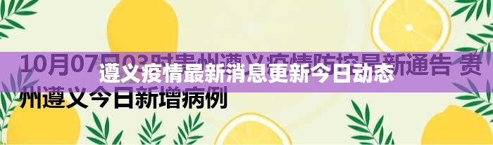 遵義疫情最新消息更新今日動態