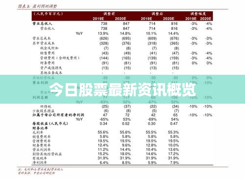今日股票最新資訊概覽