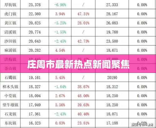 莊周市最新熱點新聞聚焦