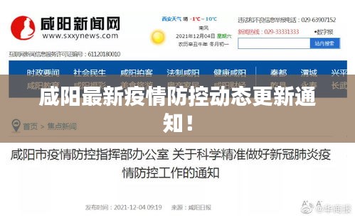 咸陽(yáng)最新疫情防控動(dòng)態(tài)更新通知!
