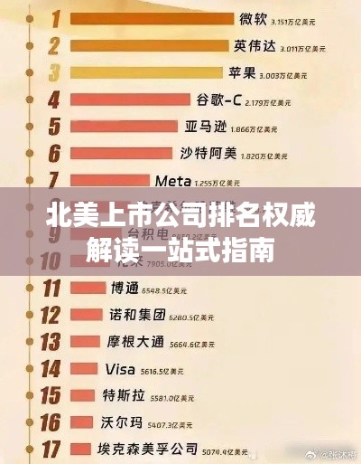 北美上市公司排名權威解讀一站式指南