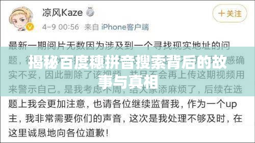 揭秘百度穗拼音搜索背后的故事與真相