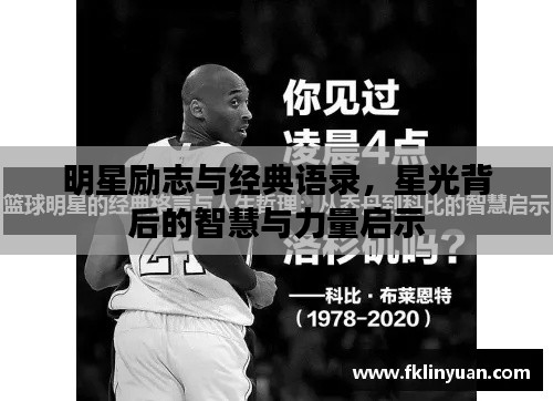 明星勵(lì)志與經(jīng)典語(yǔ)錄,星光背后的智慧與力量啟示