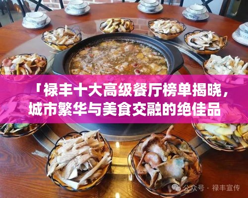 「祿豐十大高級(jí)餐廳榜單揭曉,城市繁華與美食交融的絕佳品味之旅」