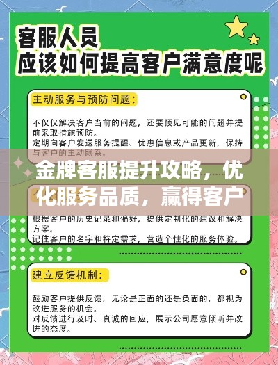 金牌客服提升攻略，優化服務品質，贏得客戶滿意信賴