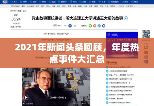 2021年新聞頭條回顧,年度熱點事件大匯總