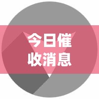 今日催收消息重磅更新,最新動態一覽