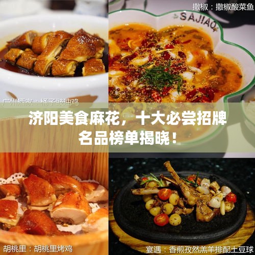 濟陽美食麻花，十大必嘗招牌名品榜單揭曉！