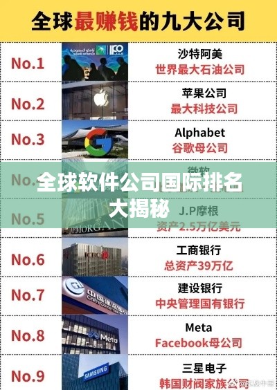 全球軟件公司國際排名大揭秘