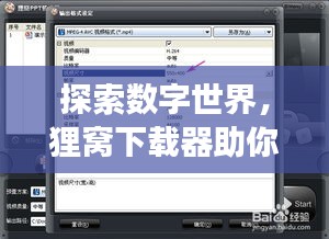 探索數(shù)字世界,貍窩下載器助你輕松百度暢游