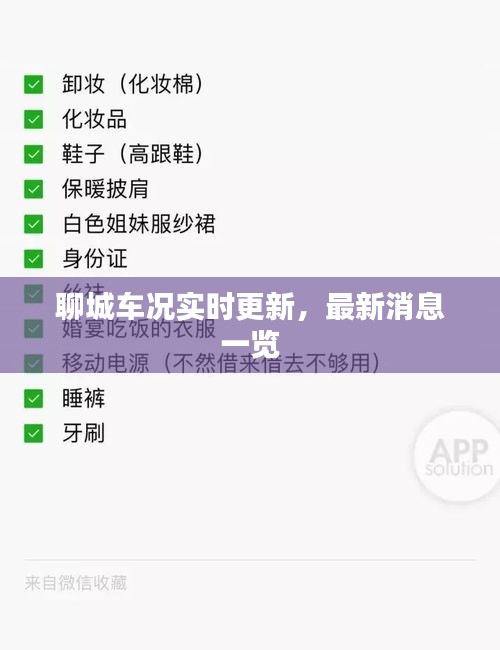 聊城車況實時更新,最新消息一覽