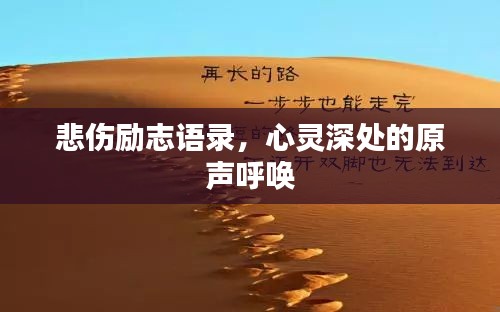 悲傷勵(lì)志語(yǔ)錄,心靈深處的原聲呼喚